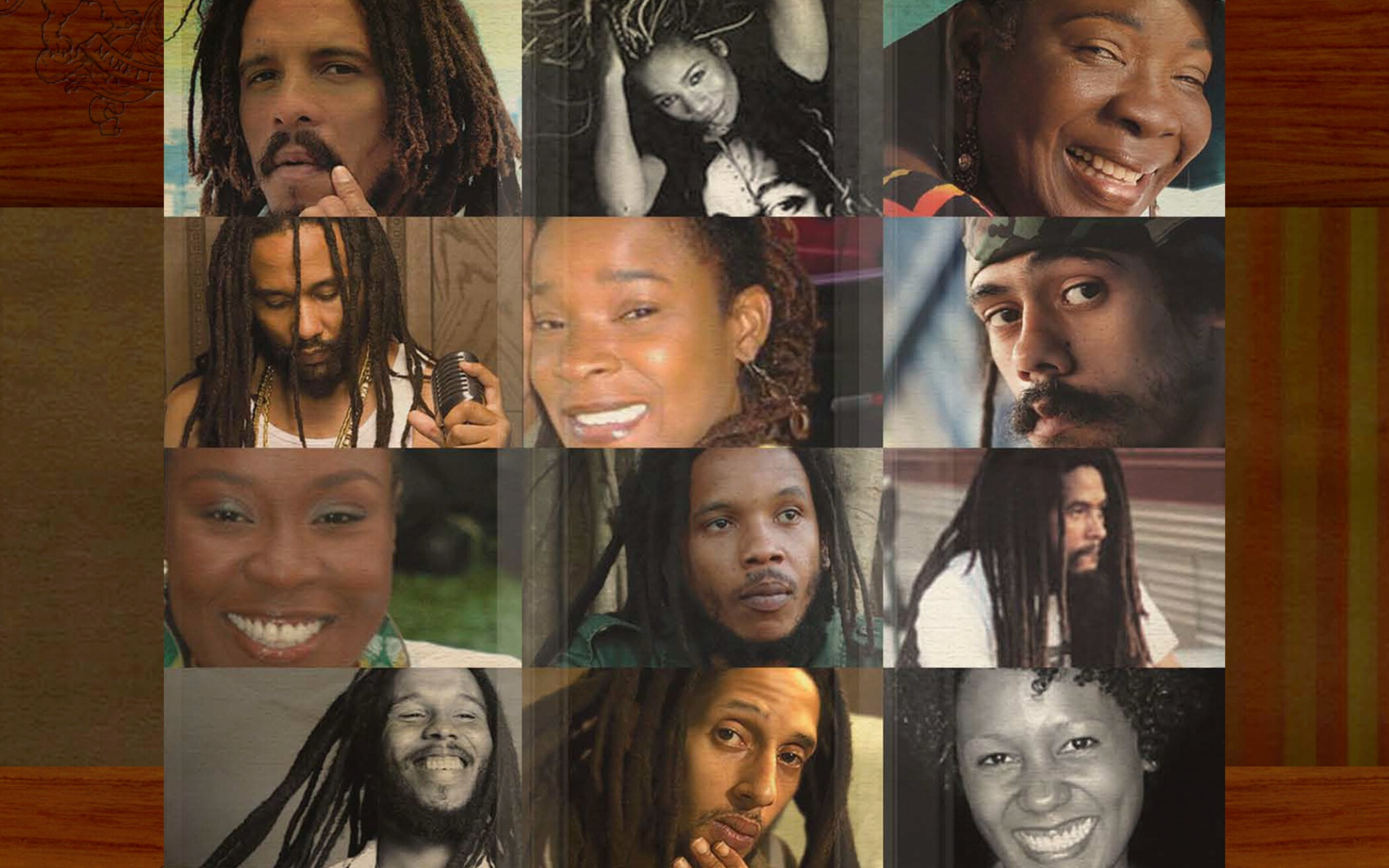 Collage of the Marley family and owners of House of Marley.